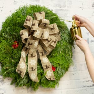 Evergreen Wreath In Bloom Florist Orlando, FL Same Day Delivery